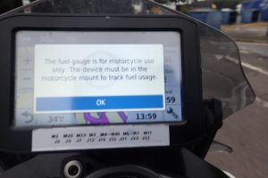 garmin fuel-gague warning