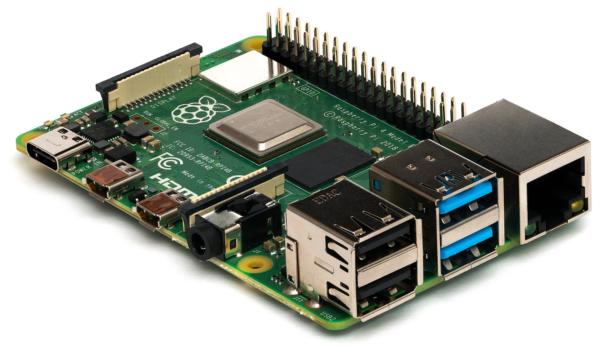 A photo of a raspberry pi